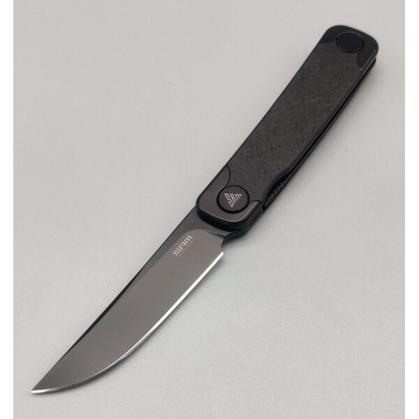 SRM Knives Enso 131M-GB Linerlock Folder 14C28N Stahl Black G10