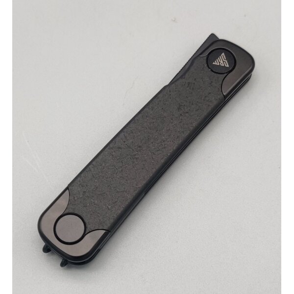 SRM Knives Enso 131M-GB Linerlock Folder 14C28N Stahl Black G10