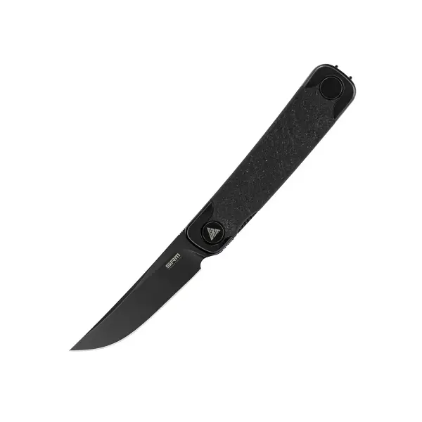 SRM Knives Enso 131M-GB Linerlock Folder 14C28N Stahl Black G10