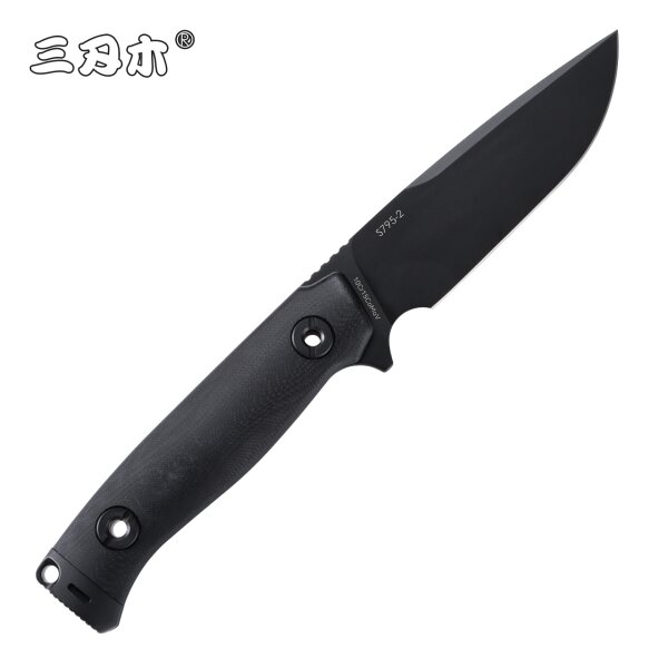 SanRenmu Messer S795-2 Fahrtenmesser 10Cr15MoV Stahl G10 Griff