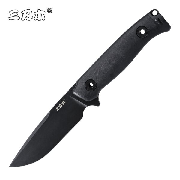 SanRenmu Messer S795-2 Fahrtenmesser 10Cr15MoV Stahl G10 Griff