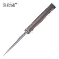 SanRenmu Messer S795 Fahrtenmesser 10Cr15MoV Stahl G10 Griff