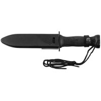 MFH Kampfmesser MK3 schwarz mit Sägezahnung