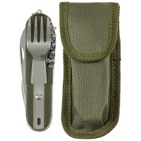 MFH Taschenmesser Löffel Gabel Dosenöffner...