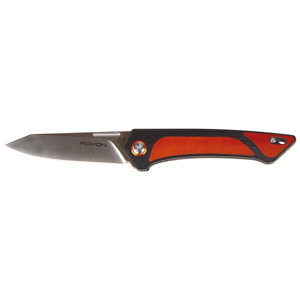 Roxon K2 Exquisite Leder D2 Stahl mit Lederetui