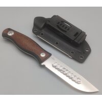 Kizer Polaris Bushcraft AEB-L Stahl Brown Micarta G10