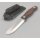 Kizer Polaris Bushcraft AEB-L Stahl Brown Micarta G10
