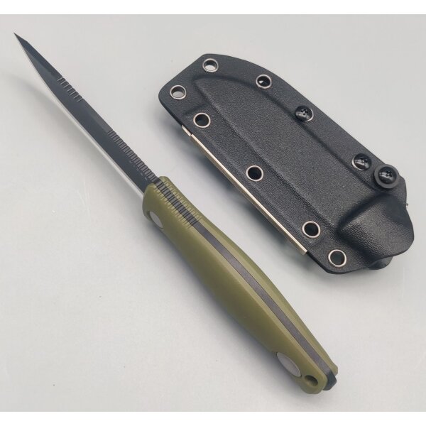 Kizer Polaris Bushcraft 1095 Stahl Green G10