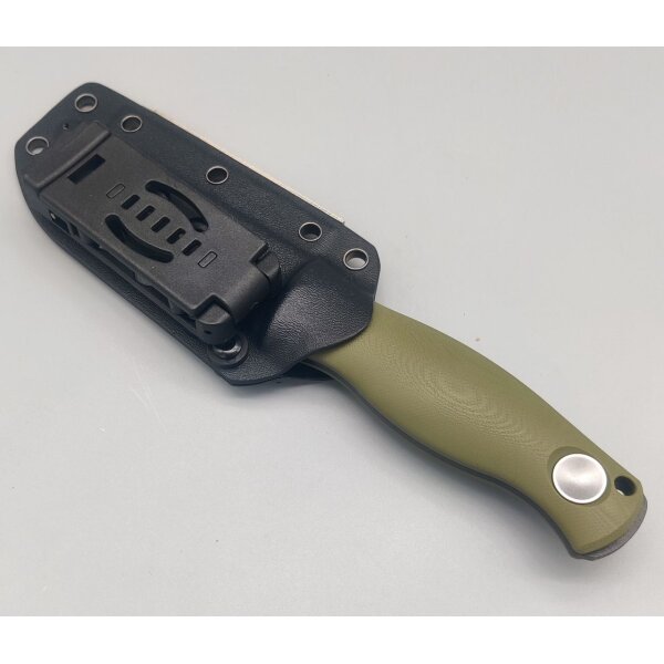 Kizer Polaris Bushcraft 1095 Stahl Green G10