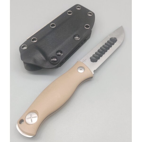 Kizer Polaris Bushcraft 1095 Stahl Coyote G10
