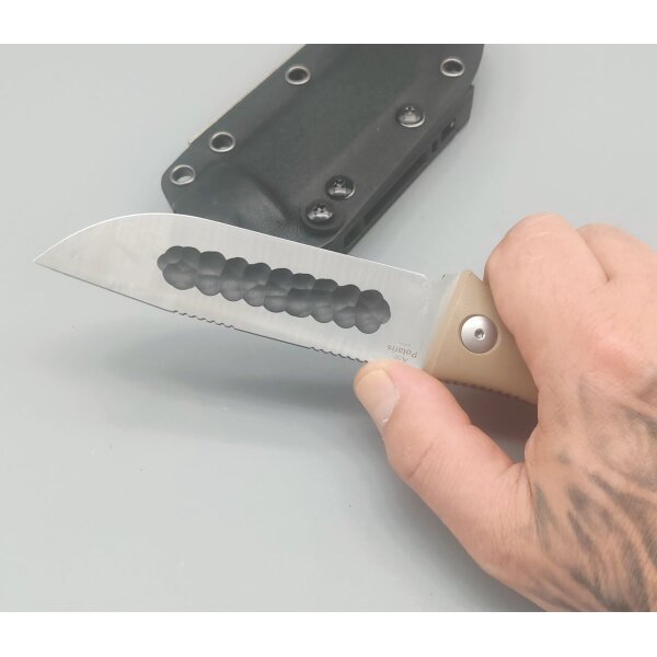 Kizer Polaris Bushcraft 1095 Stahl Coyote G10