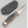 Kizer Polaris Bushcraft AEB-L Stahl Black Micarta G10