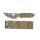 Albainox CAMO GRINDER Fixed Blade Messer Vollmetall Cord Wrapped Scheide 32415