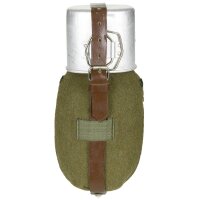 MFH Rum&auml;nische Feldflasche aus Aluminium mit...