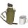MFH Rumänische Feldflasche aus Aluminium mit Hülle gebraucht