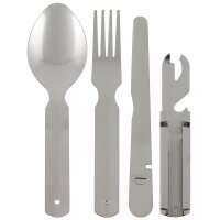MFH BW Essbesteck Messer Gabel Löffel Dosen- /...