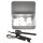 MFH Feuerstarter Set mit Feuerstahl Watte Brennstoff in Metallbox
