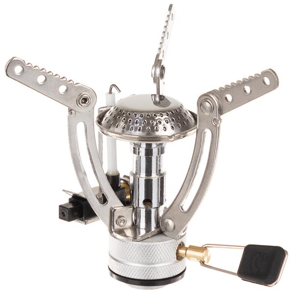 Fox Outdoor Klappbarer Gaskocher Edelstahl Brenner