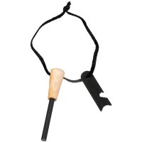 MFH Feuerstarter Essential Z&uuml;ndstein mit Holzgriff