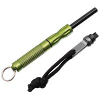 MFH Feuerstarter Compact Oliv Feuerstahl
