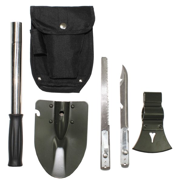 MFH Multifunktionsset 6 in 1 Spaten Säge Klinge Axt etc.