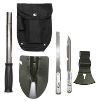 MFH Multifunktionsset 6 in 1 Spaten Säge Klinge Axt...