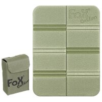 Fox Outdoor Thermositzkissen faltbar mit MOLLE Tasche oliv
