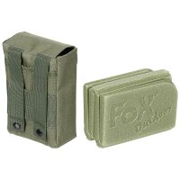 Fox Outdoor Thermositzkissen faltbar mit MOLLE Tasche oliv