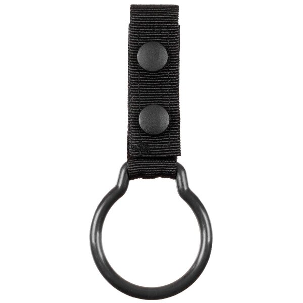 MFH Taschenlampenhalter mit Ring schwarz