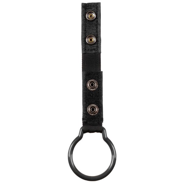 MFH Taschenlampenhalter mit Ring schwarz
