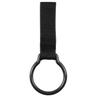 MFH Taschenlampenhalter mit Ring schwarz