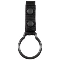 MFH Taschenlampenhalter mit Ring schwarz
