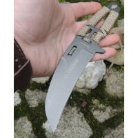 Albainox Intrepid Fixed Blade Messer Vollmetall Cord...