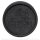 GIZEH Premium Hemp Grinder Schwarz Gras Cannabis Weed Zerkleinerer Crusher black Hanfplastik