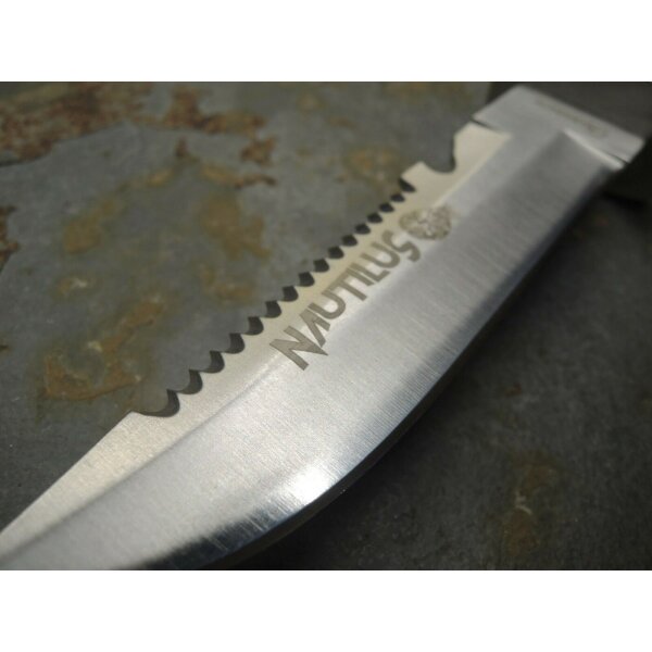 Albainox Nautilus Tauchermesser Notfallmesser mit Beinholster Diving Knife