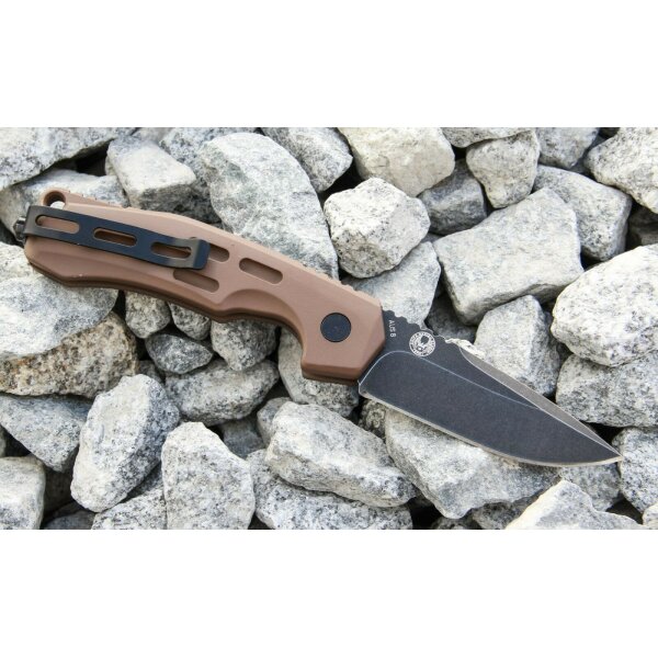 Böker Plus THUNDER STORM AUTO BROWN AUS-8 01BO794
