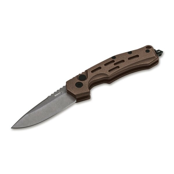 Böker Plus THUNDER STORM AUTO BROWN AUS-8 01BO794