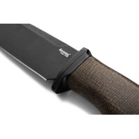 LionSteel Acha - Brown Green Burlap Micarta - M390 Klinge...