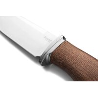 LionSteel Acha - Natural Burlap Micarta brown braun -...