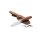 LionSteel Acha - Natural Burlap Micarta brown braun - M390 Klinge klassisch satiniert