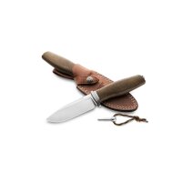 LionSteel Acha - Green / Brown Burlap Micarta - M390...