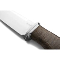 LionSteel Acha - Green / Brown Burlap Micarta - M390...