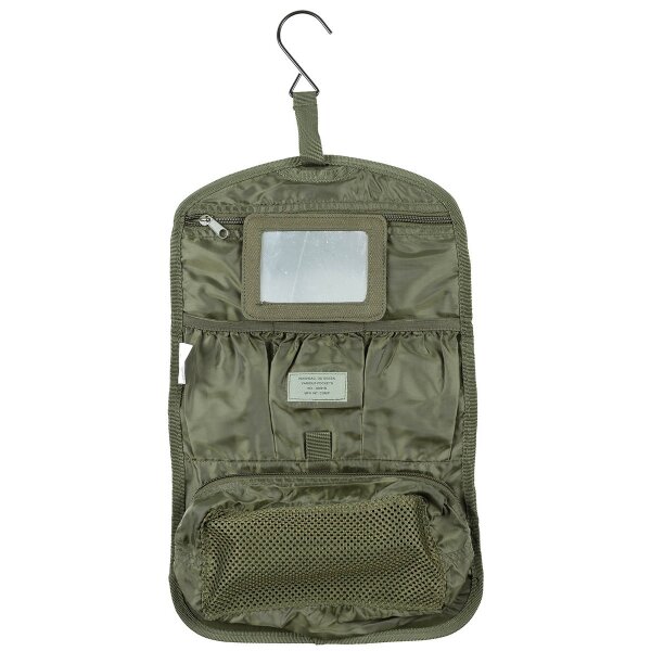 MFH Waschzeugtasche Oliv rollbar