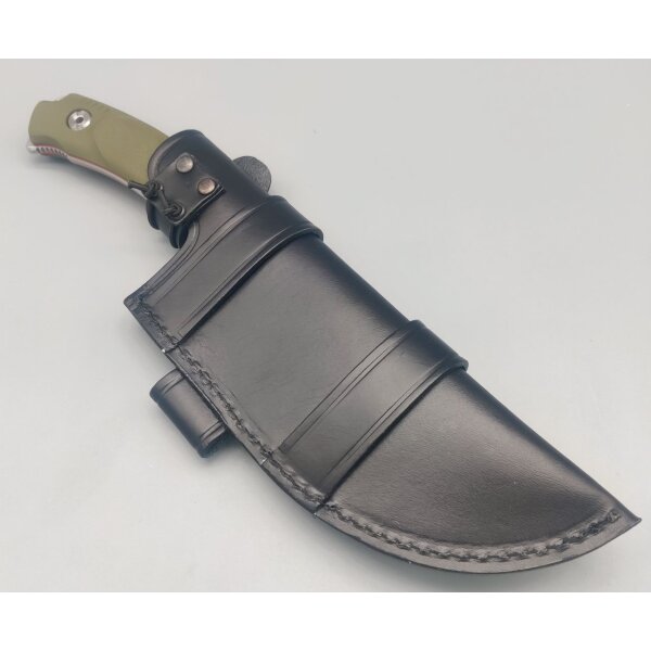 WithArmour Professional Cherub Green Camp Knife 12C27N Stahl G10