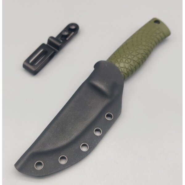Böker Solingen Bronco Mini CPM-3V Stahl TPE Griff Outdoormesser Bushcraft 121501