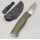 Böker Solingen Bronco Mini CPM-3V Stahl TPE Griff Outdoormesser Bushcraft 121501