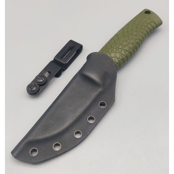 Böker Solingen Bronco Mini CPM-3V Stahl Scandi TPE Griff Outdoormesser Bushcraft 121518