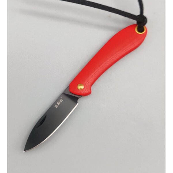 Sanrenmu Micro Slip 328S-GR 4Cr13 Stahl G10 Red