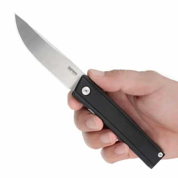 SRM Knives 401LC-GB Gent Flipper 10Cr15CoMoV G10 Griff