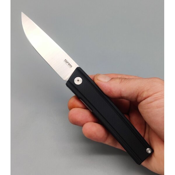 SRM Knives 401LC-GB Gent Flipper 10Cr15CoMoV G10 Griff